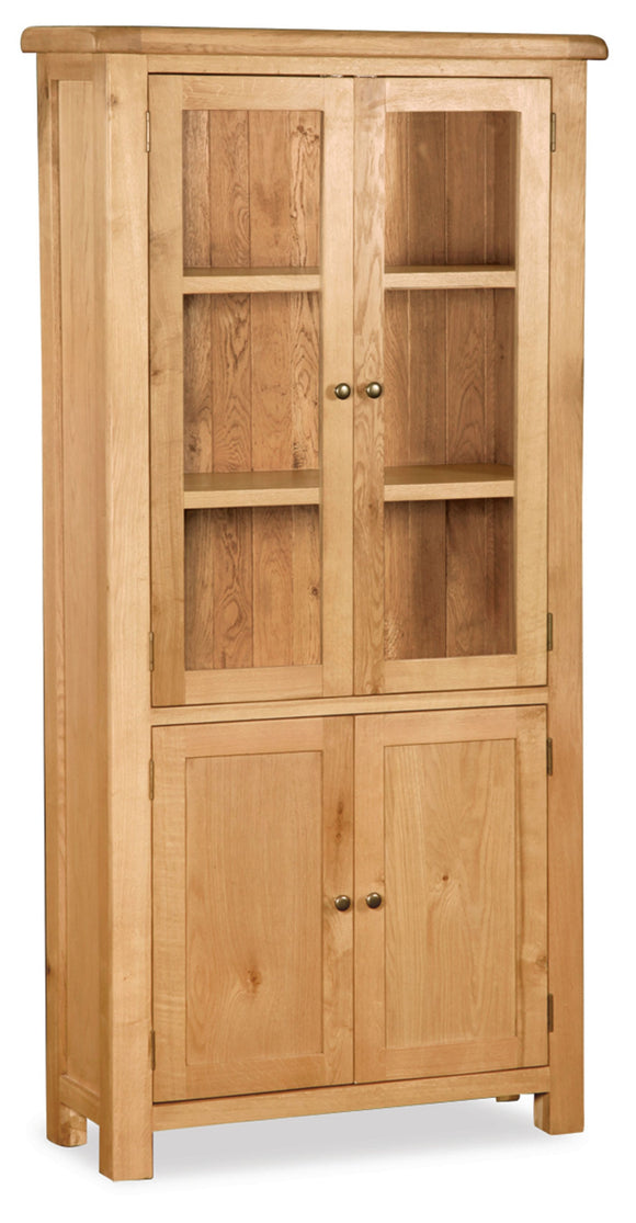 Manor Oak Display Cabinet