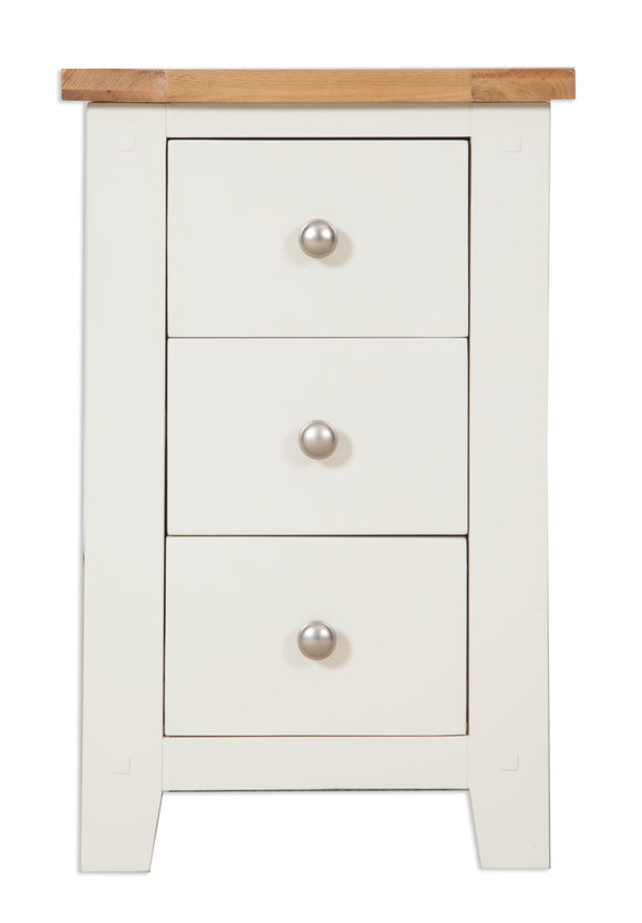 Canberra Painted Bedside Cabinet - Ivory