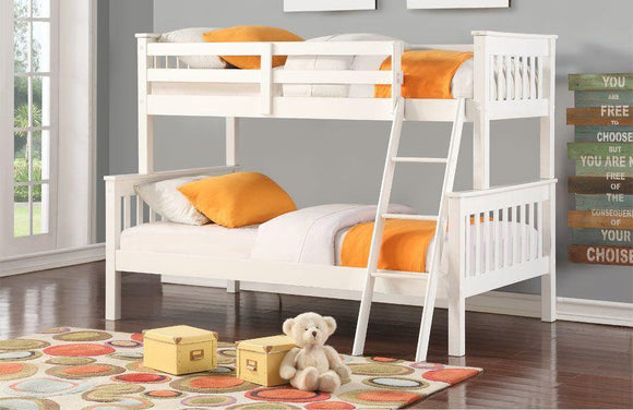 Valencia Bedroom Treble Sleeper - White