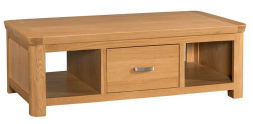 Crescent Oak Large Coffee Table - Oak