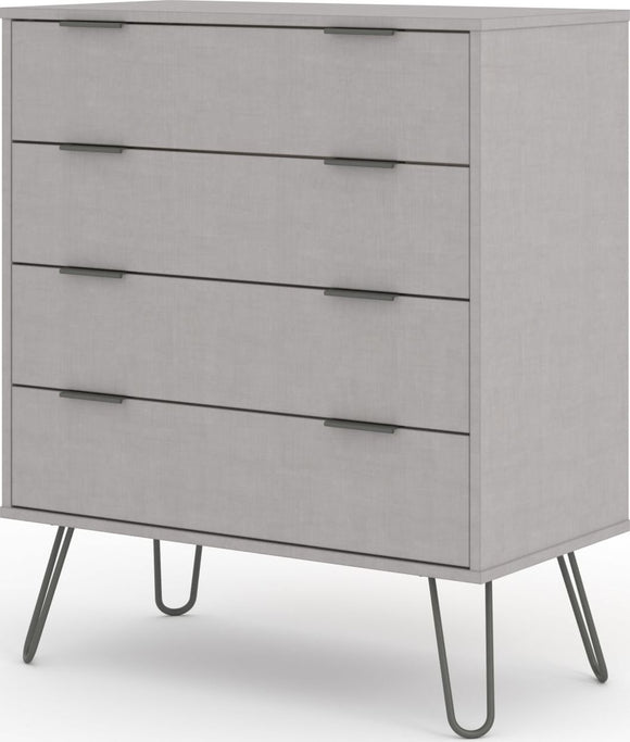 Augusta Grey 4 drawer chest of drawers