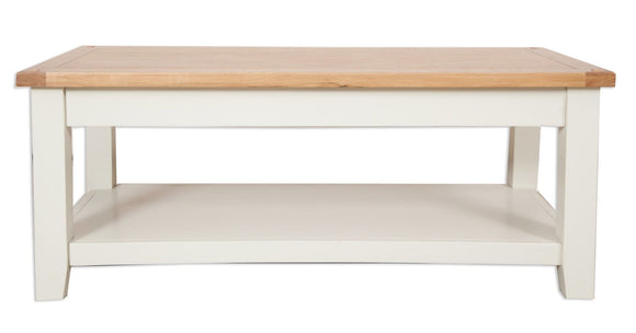 Canberra Painted Coffee Table - Ivory
