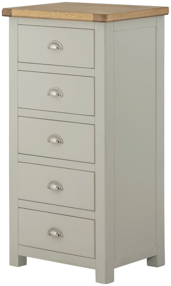 Oregon Oak Wellington Chest - Stone