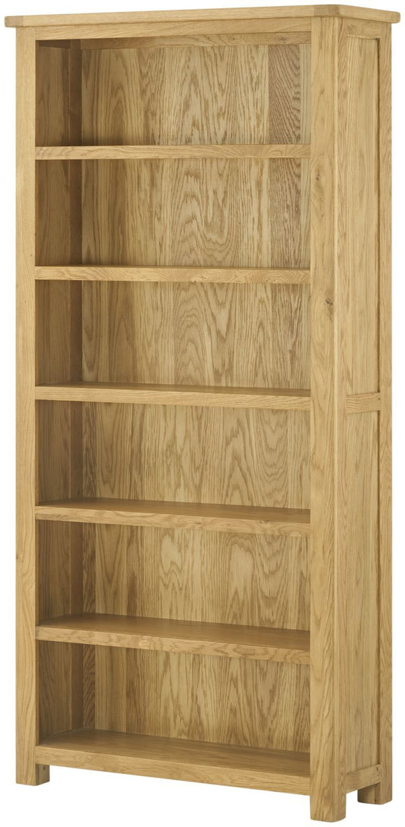 Oregon Oak Large Bookcase - Oak