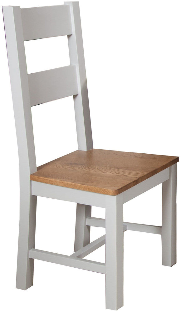 Canberra Painted Dining Chair - Grey