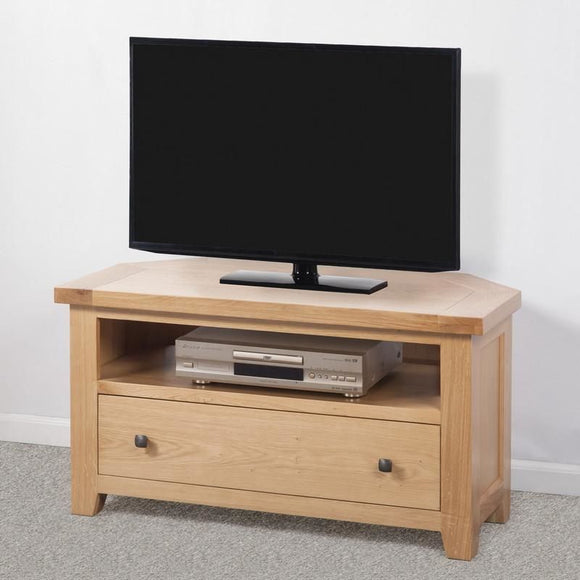 Devonshire Oak Corner TV Unit