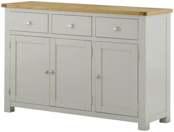 Oregon Oak 3 Door Sideboard - Stone