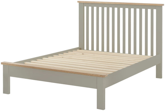 Oregon Oak 4'6 Bed - Stone