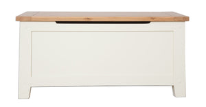 Canberra Painted Blanket Box - Ivory