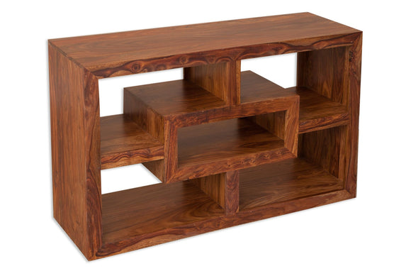 Cube Petite Open TV Unit - Sheesham