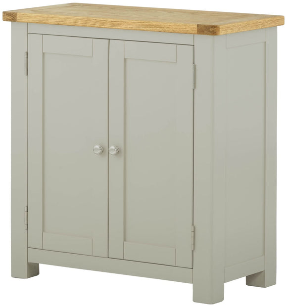 Oregon Oak 2 Door Cabinet - Stone