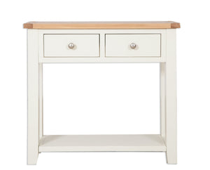 Canberra Painted Console Table - Ivory