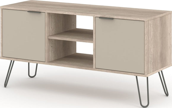 Augusta Driftwood 2 door flat screen TV unit