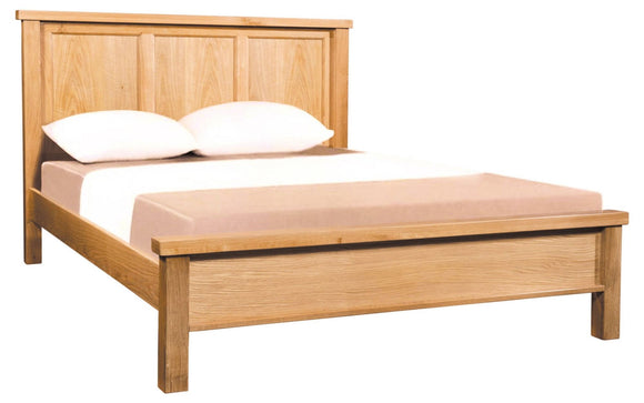 Devonshire Oak 5' Kingsize Panelled Bed Frame