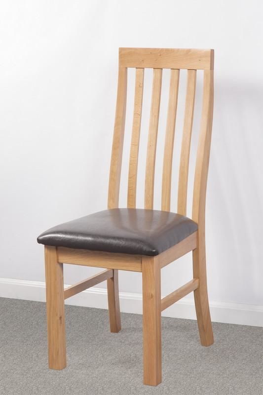 Devonshire Oak Slatback Dining Chair