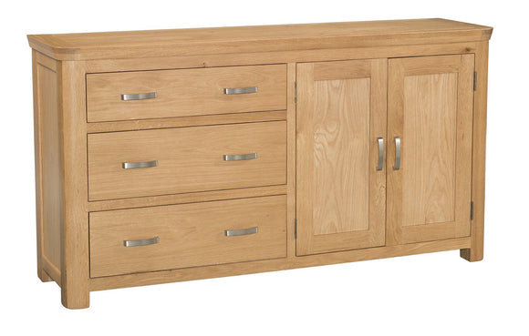 Crescent Oak Large Sideboard - Oak