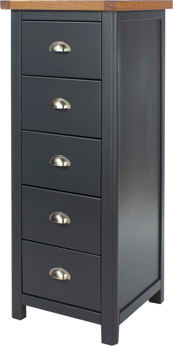 Dunkeld 5 drawer narrow chest