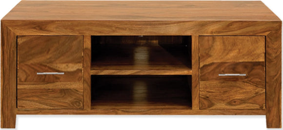 Cube Petite Plasma TV Unit - Sheesham