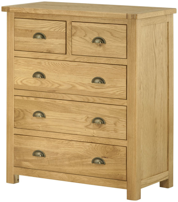 Oregon Oak 2 over 3 Chest - Oak