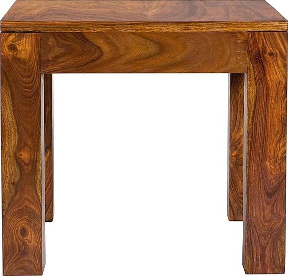 Cube Petite Lamp Table - Sheesham