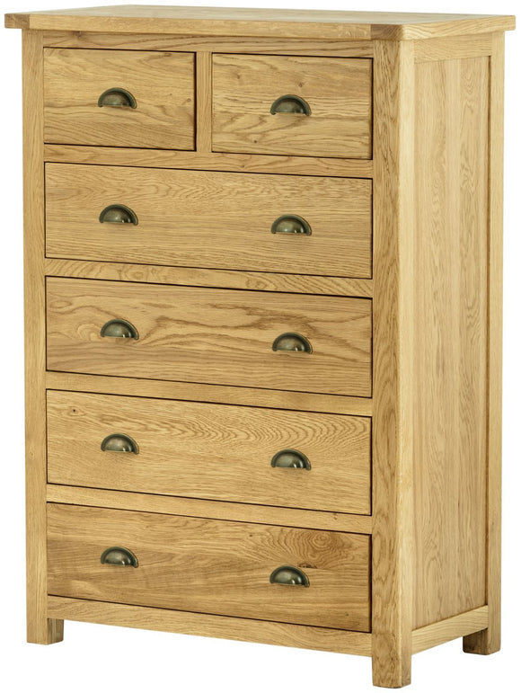 Oregon Oak 2 over 4 Chest - Oak