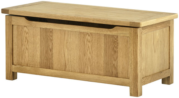Oregon Oak Blanket Box - Oak