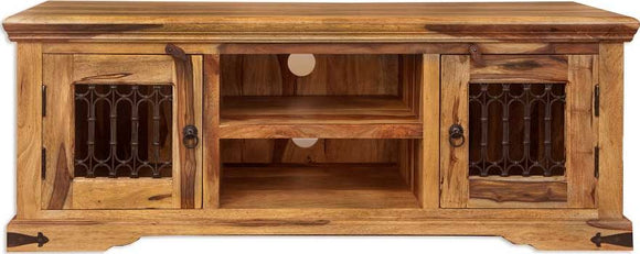 Goa Indian Rosewood Extra Wide TV Cabinet