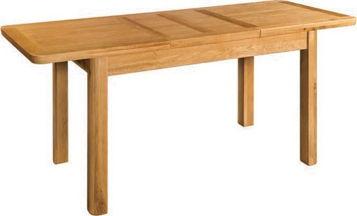 Crescent Oak Extendable Dining Table (4 foot) - Oak